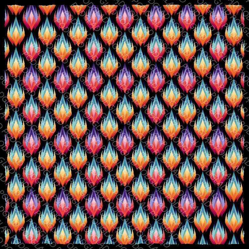 Flamestitch Pattern